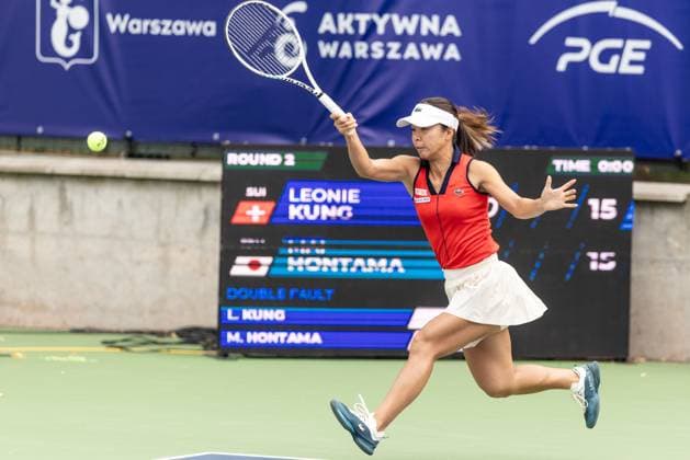 Polish Open 2024 Mai Hontama during WTA, Tennis Damen 125 Polish Open 2024 tennis tournament in Warsaw, Poland on 24 July, 2024. Warsaw Poland  Copyright: xFotoxOlimpikx originalFilename:jastrzebowski-wta125po240724_nppEN.jpg