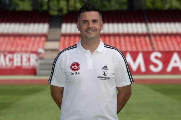 08.07.2024 - 1. FC Nürnberg FCN ( Club ) - 2. Fussball Bundesliga BL - Saison 2024 2025 - Fototermin Porträttermin Vorstellung Präsentation Pressetermin - - Einzelbild Einzelfoto Portrait Porträt Kopfbild - Jens Bauer ( Co-Trainer 1. FC Nürnberg FCN )