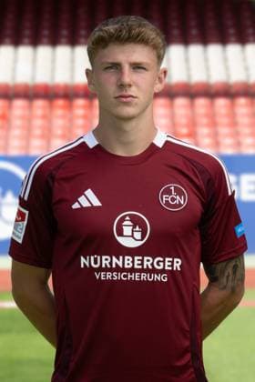 08.07.2024 - 1. FC Nürnberg FCN ( Club ) - 2. Fussball Bundesliga BL - Saison 2024 2025 - Fototermin Porträttermin Vorstellung Präsentation Pressetermin - - Einzelbild Einzelfoto Portrait Porträt Kopfbild - Finn Jeltsch (4, 1. FC Nürnberg FCN )