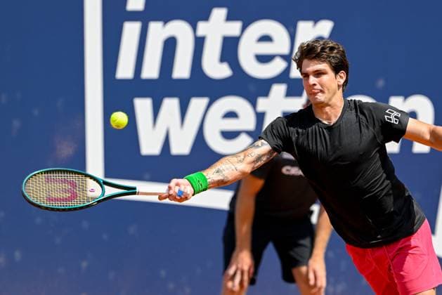 TENNIS - ATP, Tennis Herren Generali Open 2024 KITZBUEHEL,AUSTRIA,25.JUL.24 - TENNIS - ATP World Tour, Generali Open. Image shows Thiago Seyboth Wild (BRA).  GEPAxpictures xDanielxSchoenherr