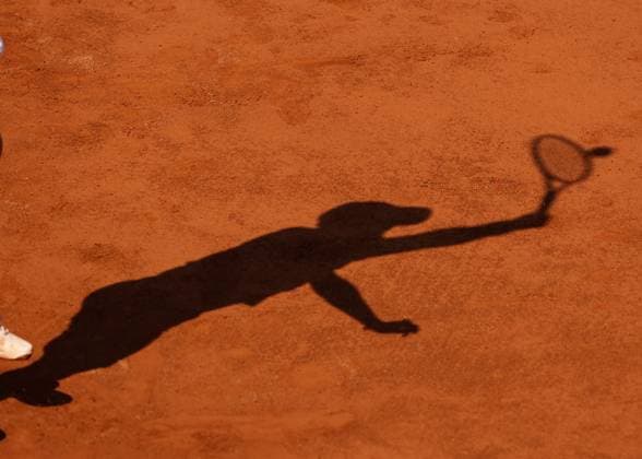 Schatten von Yannick Hanfmann (GER),Symbolfoto, Copyright: xJuergenxHasenkopfx