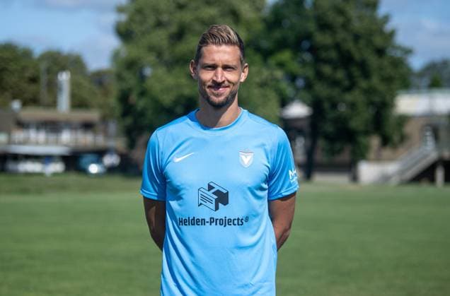 Nicolas Hebisch; FC Viktoria 1889 Berlin; Regionalliga Nordost, Porträttermin 2024 2025, 25.07. 2024, Copyright: xSebastianxRäppold MatthiasxKochx