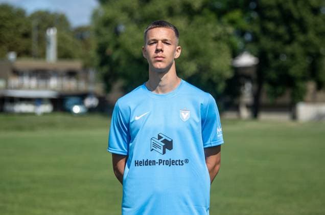 Julien Damelang; FC Viktoria 1889 Berlin; Regionalliga Nordost, Porträttermin 2024 2025, 25.07. 2024, Copyright: xSebastianxRäppold MatthiasxKochx