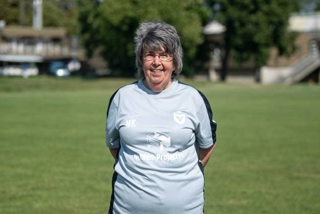 Betreuerin Monika König; FC Viktoria 1889 Berlin; Regionalliga Nordost, Porträttermin 2024 2025, 25.07. 2024, Copyright: xSebastianxRäppold MatthiasxKochx