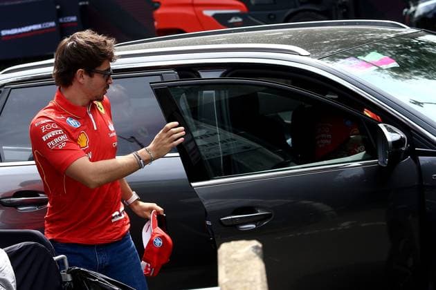 25.07.2024, xsvx, Motorsport FIA Formel 1, Großer Preis von Belgien 2024 emspor, v.l. Charles Leclerc (Ferrari) Startnummer 16 (FIA REGULATIONS PROHIBIT ANY USE OF PHOTOGRAPHS as IMAGE SEQUENCES and or QUASI-VIDEO) Spa