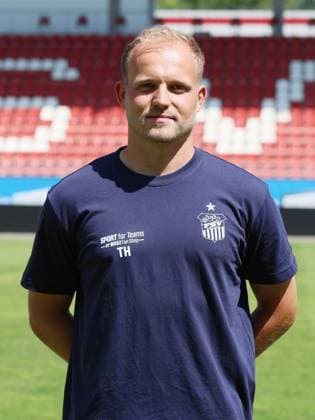 FSV Zwickau Teampräsentation Regionalliga NO Torwart-Trainer Tom Hornuff ; FSV Zwickau ; Regionalliga NordOst, Porträttermin 2024 2025 , Zwickau, 15.07.2024, GGZ Arena, Fussball ,