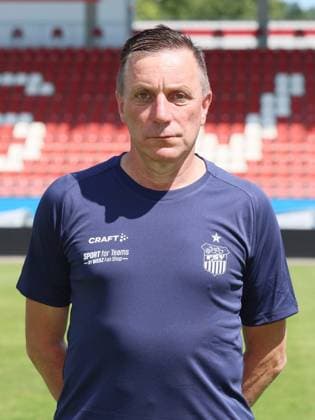 FSV Zwickau Teampräsentation Regionalliga NO Mannschaftsleiter Mario Kallisch ; FSV Zwickau ; Regionalliga NordOst, Porträttermin 2024 2025 , Zwickau, 15.07.2024, GGZ Arena, Fussball ,