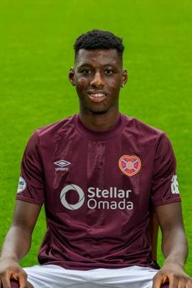 Fußball, Hearts of Midlothian Porträttermin 2024 2025 Heart of Midlothian 24 07 2024. 2024_25 Head Shots Musa Drammeh of Hearts profile picture for Heart of Midlothian at Tynecastle Park, Edinburgh, Scotland on 24 July 2024. Edinburgh Tynecastle Park Edinburgh Scotland Editorial use only , Copyright: xMalcolmxMackenzie HeartsxFCx PSI-20050-0034