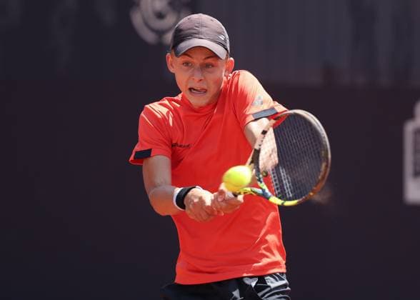 Johann Nagel Heyer (GER), Kitz Rising U 14 Turnier Tennis - Generali Open Kitzbuehel 2024 - ATP, Tennis Herren 250 - Kitzbuehler Tennis Club - Kitzbuehel - Tirol - Oesterreich - 25 July 2024. Copyright: xJuergenxHasenkopfx
