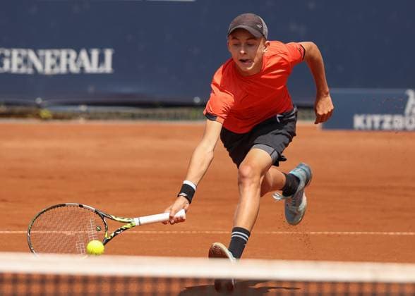 Johann Nagel Heyer (GER), Kitz Rising U 14 Turnier Tennis - Generali Open Kitzbuehel 2024 - ATP, Tennis Herren 250 - Kitzbuehler Tennis Club - Kitzbuehel - Tirol - Oesterreich - 25 July 2024. Copyright: xJuergenxHasenkopfx