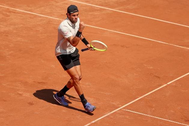 Matteo Berrettini (ITA) macht die Faust und jubelt,Jubel, Freude,Emotion Copyright: xJuergenxHasenkopfx