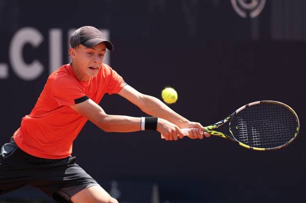 Johann Nagel Heyer (GER), Kitz Rising U 14 Turnier Tennis - Generali Open Kitzbuehel 2024 - ATP, Tennis Herren 250 - Kitzbuehler Tennis Club - Kitzbuehel - Tirol - Oesterreich - 25 July 2024. Copyright: xJuergenxHasenkopfx