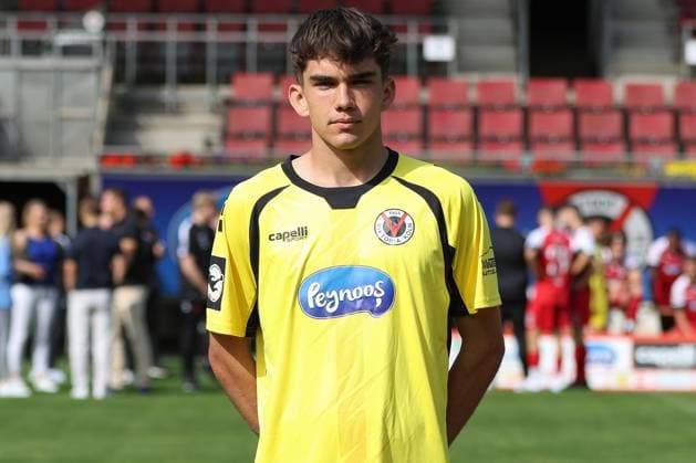 Oskar Hill ; FC Viktoria Köln; 3. Liga, Porträttermin 2024 2025 Nordrhein-Westfalen Deutschland