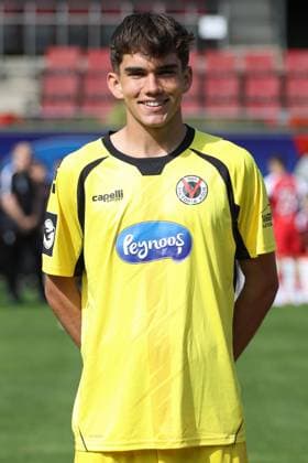 Oskar Hill ; FC Viktoria Köln; 3. Liga, Porträttermin 2024 2025 Nordrhein-Westfalen Deutschland