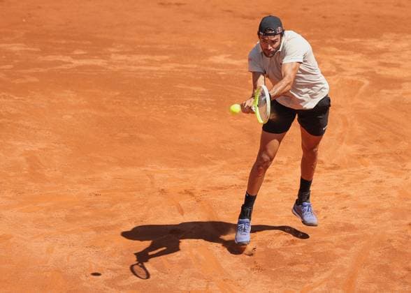 Matteo Berrettini (ITA) Tennis - Generali Open Kitzbuehel 2024 - ATP, Tennis Herren 250 - Kitzbuehler Tennis Club - Kitzbuehel - Tirol - Oesterreich - 25 July 2024. Copyright: xJuergenxHasenkopfx
