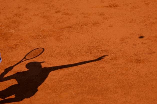 Schatten von Yannick Hanfmann (GER) Tennis - Generali Open Kitzbuehel 2024 - ATP, Tennis Herren 250 - Kitzbuehler Tennis Club - Kitzbuehel - Tirol - Oesterreich - 25 July 2024. Copyright: xJuergenxHasenkopfx