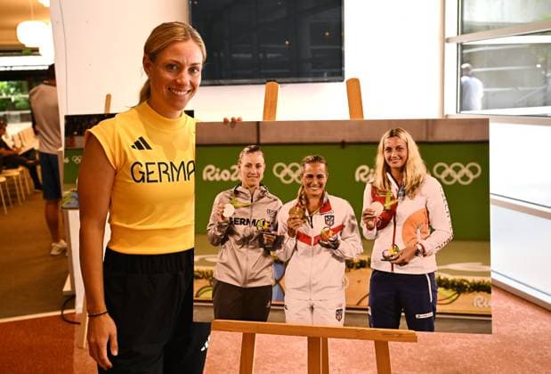 Sport Bilder des Tages 2024 Olympic Games, Olympische Spiele, Olympia, OS Angelique Kerber (GER)