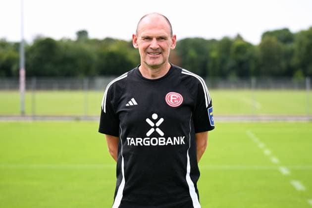 Co-Trainer Manfred Stefes; Fortuna Düsseldorf; 2.BL, Porträttermin 2024 2025