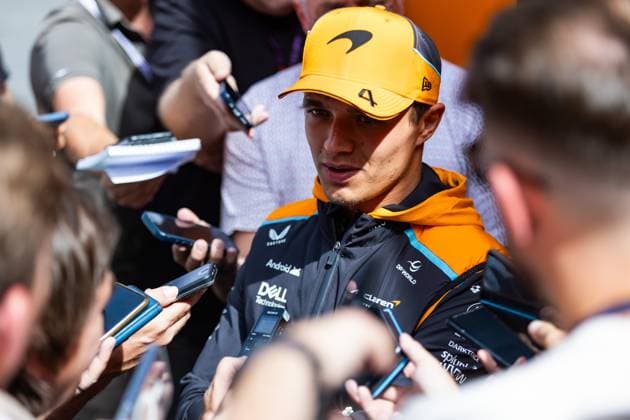NORRIS Lando (gbr), McLaren F1 Team MCL38, portrait during the Formula 1 Rolex Belgian Grand Prix 2024, 14th round of the 2024 Formula One World Championship, WM, Weltmeisterschaft from July 26 to 28, 2024 on the Circuit de Spa-Francorchamps, in Stavelot, Belgium - F1 - BELGIAN GRAND PRIX 2024 DPPI Panoramic  240725_R14_BELGIO_DP_JFR64687.CR3_
