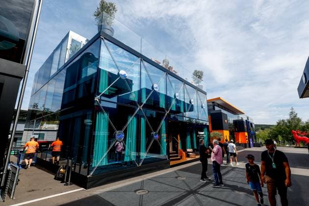 BWT Alpine F1 Team Motorhome, F1 Grand Prix of Belgium at Circuit de Spa-Francorchamps on July 25, 2024 in Spa-Francorchamps, Belgium. (Photo by HOCH ZWEI) Spa-Francorchamps Belgium