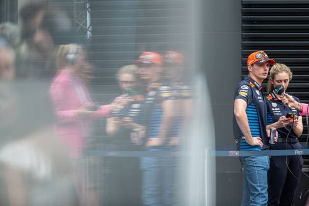 Red Bull Racing Dutch rider Max Verstappen is pictured during the preparations for the Grand Prix F1 of Belgium race, in Spa-Francorchamps, Thursday 25 July 2024. The Spa-Francorchamps Formula One Grand Prix takes place this weekend, from July 25th to July 28th. JONASxROOSENS  x97028295x