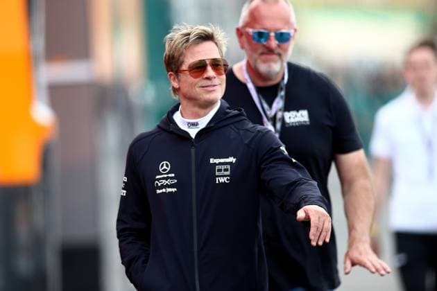 25.07.2024, xsvx, Motorsport FIA Formel 1, Großer Preis von Belgien 2024 emspor, v.l. Brad Pitt Team APXGP Apex Sonny Hayes (FIA REGULATIONS PROHIBIT ANY USE OF PHOTOGRAPHS as IMAGE SEQUENCES and or QUASI-VIDEO) Spa