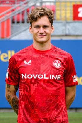 Florian Kleinhansl (1. FC Kaiserslautern, 03), GER, 1. FC Kaiserslautern, 2. Bundesliga, Portraettermin 2024 2025, 25.07.2024. GER, 1. FC Kaiserslautern, 2. Bundesliga, Portraettermin 2024 2025, 25.07.2024. Kaiserslautern