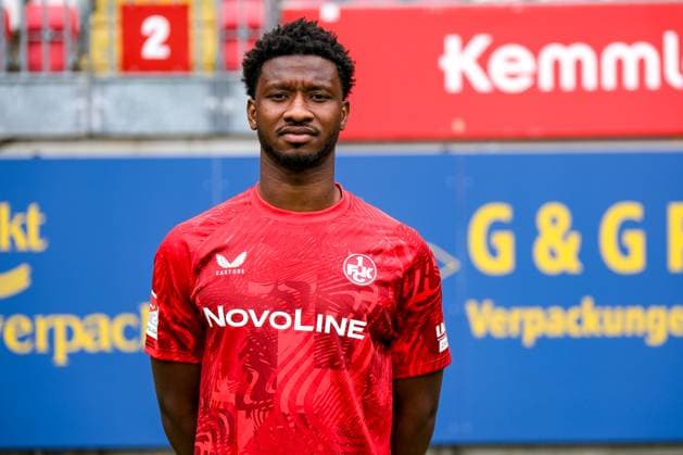 Almamy Toure (1. FC Kaiserslautern, 06), GER, 1. FC Kaiserslautern, 2. Bundesliga, Portraettermin 2024 2025, 25.07.2024. GER, 1. FC Kaiserslautern, 2. Bundesliga, Portraettermin 2024 2025, 25.07.2024. Kaiserslautern