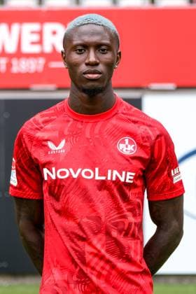 Aaron Opoku (1. FC Kaiserslautern, 17), GER, 1. FC Kaiserslautern, 2. Bundesliga, Portraettermin 2024 2025, 25.07.2024. GER, 1. FC Kaiserslautern, 2. Bundesliga, Portraettermin 2024 2025, 25.07.2024. Kaiserslautern