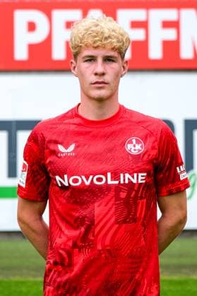 Mika Haas (1. FC Kaiserslautern, 22), GER, 1. FC Kaiserslautern, 2. Bundesliga, Portraettermin 2024 2025, 25.07.2024. GER, 1. FC Kaiserslautern, 2. Bundesliga, Portraettermin 2024 2025, 25.07.2024. Kaiserslautern