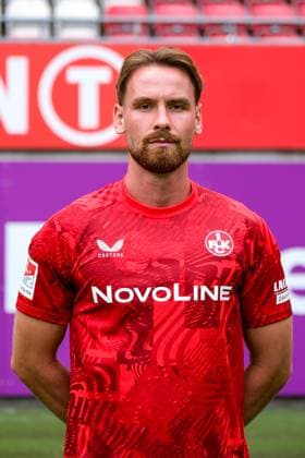 Jannis Heuer (1. FC Kaiserslautern, 24), GER, 1. FC Kaiserslautern, 2. Bundesliga, Portraettermin 2024 2025, 25.07.2024. GER, 1. FC Kaiserslautern, 2. Bundesliga, Portraettermin 2024 2025, 25.07.2024. Kaiserslautern