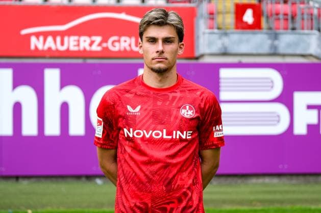 Shawn Blum (1. FC Kaiserslautern, 34), GER, 1. FC Kaiserslautern, 2. Bundesliga, Portraettermin 2024 2025, 25.07.2024. GER, 1. FC Kaiserslautern, 2. Bundesliga, Portraettermin 2024 2025, 25.07.2024. Kaiserslautern