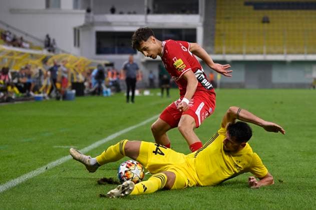 240725 Camil Jebara of Elfsborg during the UEFA Europa League qualification match between Sheriff Tiraspol and Elfsborg on July 25, 2024 in Tiraspol. Photo: Alex Nicodim BILDBYRAN COP 282 AN0008 fotboll football soccer fotball uefa europa league sheriff tiraspol elfsborg bbeng qualification Copyright: ALEXxNICODIM BB240725ZY022