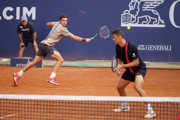 Generali Open ATP, Tennis Herren 250 2024; Kitzbühel, 25.07.2024 Andreas Mies (GER, Deutschland) und Alexander Erler (AUT, Österreich); Generali Open 2024, ATP 250, Sportpark Kitzbühel am 25.07.2024, Kitzbühel. Copyright: xBEAUTIFULxSPORTSx Pajonkx