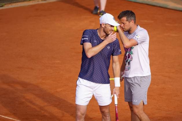 Generali Open ATP, Tennis Herren 250 2024; Kitzbühel, 25.07.2024 Jamie Murray (GBR, Großbritannien) und Adam Pavlasek (CZE, Tschechische Republik); Generali Open 2024, ATP 250, Sportpark Kitzbühel am 25.07.2024, Kitzbühel. Copyright: xBEAUTIFULxSPORTSx Pajonkx