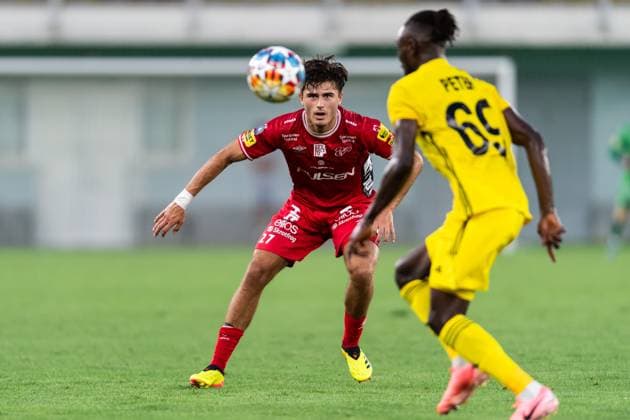 240725 Besfort Zeneli of Elfsborg during the UEFA Europa League qualification match between Sheriff Tiraspol and Elfsborg on July 25, 2024 in Tiraspol. Photo: Alex Nicodim BILDBYRAN COP 282 AN0008 fotboll football soccer fotball uefa europa league sheriff tiraspol elfsborg bbeng qualification Copyright: ALEXxNICODIM BB240725ZP024