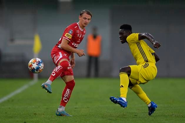 240725 Simon Hedlund of Elfsborg during the UEFA Europa League qualification match between Sheriff Tiraspol and Elfsborg on July 25, 2024 in Tiraspol. Photo: Alex Nicodim BILDBYRAN COP 282 AN0008 fotboll football soccer fotball uefa europa league sheriff tiraspol elfsborg bbeng qualification Copyright: ALEXxNICODIM BB240725ZP030