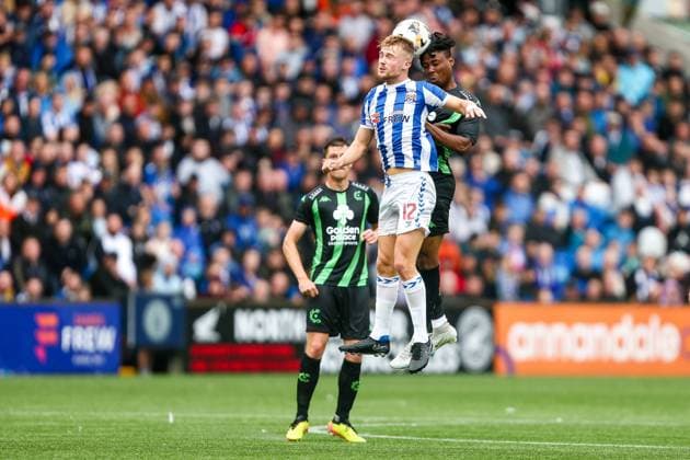 Kilmarnock FC v Cercle Brugge - UEFA Europa League KILMARNOCK, SCOTLAND - JULY 25 : Watson David midfielder of Kilmarnock FC and Abu Francis midfielder of Cercle Brugge during the UEFA Europa League second qualifying round first leg match between Kilmarnock FC and Cercle Brugge on July 25, 2024 in Kilmarnock, Scotland, 25 07 2024  Copyright: xTomasxSiskx