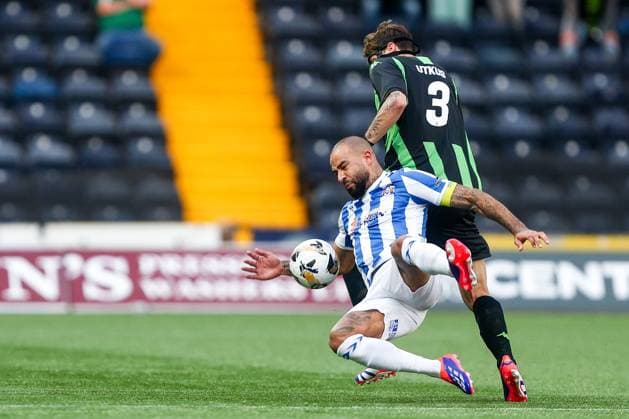 Kilmarnock FC v Cercle Brugge - UEFA Europa League KILMARNOCK, SCOTLAND - JULY 25 : Utkus Edgaras defender of Cercle Brugge during the UEFA Europa League second qualifying round first leg match between Kilmarnock FC and Cercle Brugge on July 25, 2024 in Kilmarnock, Scotland, 25 07 2024  Copyright: xTomasxSiskx