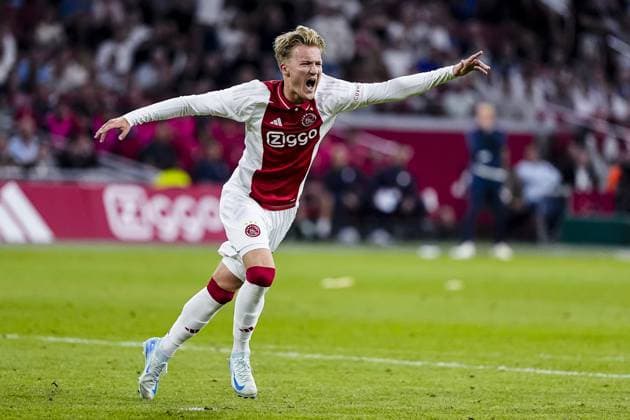 AMSTERDAM , 25-07-2024,JohanCruijff ArenA , Season 2024-2025. UEFA Europa League Second qualifying round Football between Ajax and Vojvodina. Final score 1-0. Ajax player Julian Rijkhoff. Ajax - Vojvodina  x25835825x Copyright:
