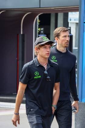 May 25, 2024, Spa-Francorchamps, Belgium: ANDREA KIMI ANTONELLI arriving to the Formula One paddock Thursday during media day of the Belgian Grand Prix. Spa-Francorchamps Belgium - ZUMA Pho 20240525_mda_k187_231 Copyright: xAlexisxKahnx