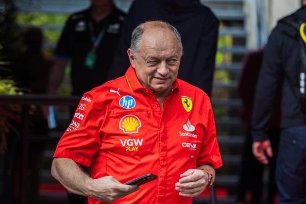 Sport Themen der Woche KW30 Circuit de Spa-Francorchamps, Stavelot, Belgium. 25.July.2024; Frederic Vasseur of France and Scuderia Ferrari during Formula One Belgian Grand Prix  (260720576)