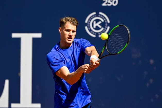 TENNIS - ATP, Tennis Herren Generali Open 2024 KITZBUEHEL,AUSTRIA,26.JUL.24 - TENNIS - ATP World Tour, Generali Open. Image shows Hendrik Jebens (GER).  GEPAxpictures xDanielxSchoenherr