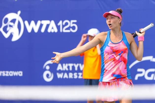 WARSZAWA 26.07.2024 TURNIEJ WTA, Tennis Damen 125 POLISH OPEN --- TENNIS TOURNAMENT WTA 125 POLISH OPEN IN WARSAW LEONIE KUNG FOT. ANNA KLEPACZKO FOTOPYK NEWSPIX.PL --- Newspix.pl  240726LUM052