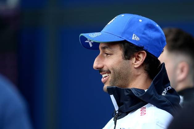 26.07.2024, xsvx, Motorsport FIA Formel 1, Großer Preis von Belgien 2024 emspor, v.l. Daniel Ricciardo (Racing Bulls) Startnummer 03 (DFL DFB REGULATIONS PROHIBIT ANY USE OF PHOTOGRAPHS as IMAGE SEQUENCES and or QUASI-VIDEO) Spa