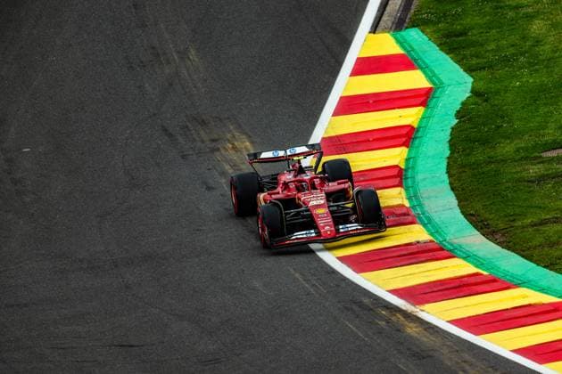 55 Carlos Sainz (ESP, Scuderia Ferrari HP), F1 Grand Prix of Belgium at Circuit de Spa-Francorchamps on July 26, 2024 in Spa-Francorchamps, Belgium. (Photo by HOCH ZWEI) Spa-Francorchamps Belgium