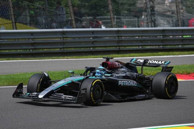 26.07.2024, Circuit de Spa-Francorchamps, Spa-Francorchhamps, Formula 1 Rolex Belgian Grand Prix 2024 , im Bild George Russell (GBR), Mercedes-AMG Petronas Formula One Team Defodi-506_20240726_hbr_1770