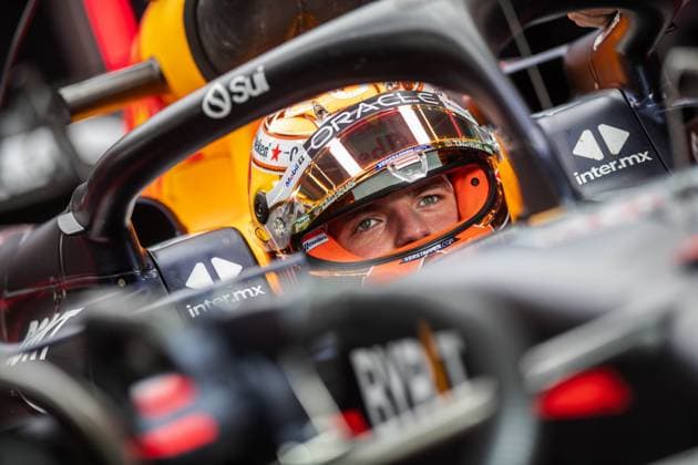 Red Bull Racing Dutch rider Max Verstappen is pictured during the free training ahead of the Grand Prix F1 of Belgium race, in Spa-Francorchamps, Friday 26 July 2024. The Spa-Francorchamps Formula One Grand Prix takes place this weekend, from July 25th to July 28th. JONASxROOSENS  x97084881x