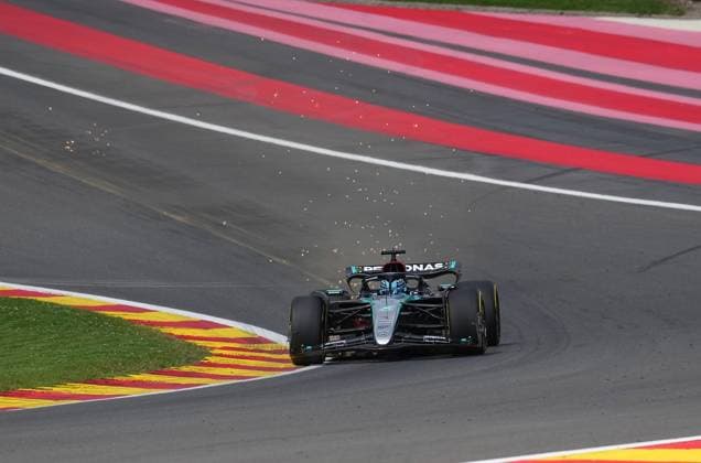 26.07.2024, Circuit de Spa-Francorchamps, Spa-Francorchhamps, Formula 1 Rolex Belgian Grand Prix 2024 , im Bild George Russell (GBR), Mercedes-AMG Petronas Formula One Team Defodi-506_20240726_hbr_2128