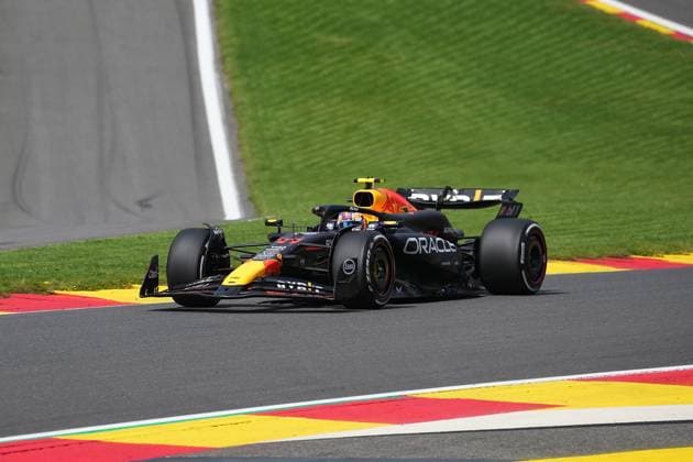 Formula 1 Rolex Belgian Grand Prix 2024 26.07.2024, Circuit de Spa-Francorchamps, Spa-Francorchhamps, Formula 1 Rolex Belgian Grand Prix 2024 , im Bild Sergio Perez (MEX), Oracle Red Bull Racing